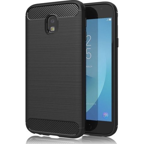 Obal / kryt na Samsung Galaxy J3 2017 černý - Forcell CARBON