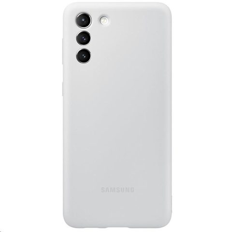 Obal / kryt na Samsung Galaxy S21 Plus sivé - originálny