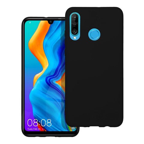 Obal / kryt na Huawei P30 Lite černý - Forcell SILICONE LITE