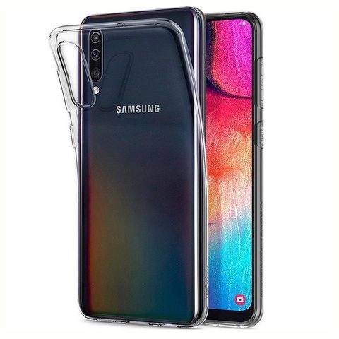 Obal / kryt na Samsung Galaxy A50 / A50S / A30S průhledný - Super Slim 0,3mm