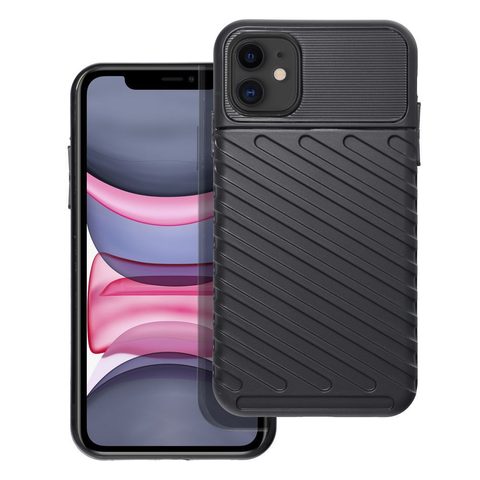 tok / borító Apple iPhone 11 fekete - Forcell THUNDER