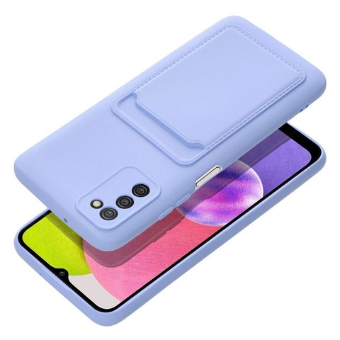 tok / borító a Samsung Galaxy A03S lila - Forcell CARD tok