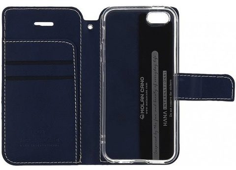 Puzdro / obal pre Apple iPhone 11 Pro Max blue - kniha Molan Cano