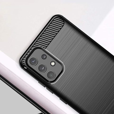 Borító / Cover for Samsung Galaxy A32 5G fekete - Carbon Case