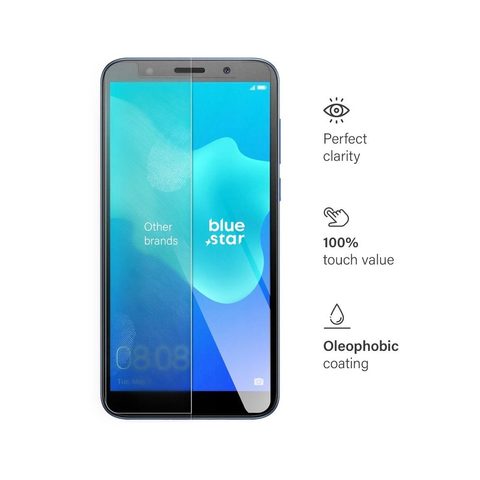 Edzett / védőüveg Huawei Y5 2018 - Blue Star