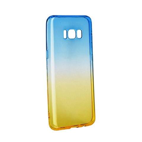 Obal / kryt na Samsung Galaxy S8 PLUS modrý-zlatý - Forcell OMBRE