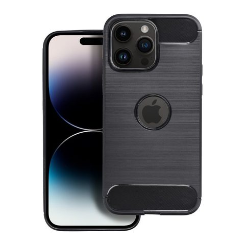 tok / borító Apple iPhone X fekete - Forcell CARBON