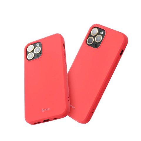 Obal / kryt na Apple iPhone 12 / 12 Pro růžový - Roar Colorful Jelly