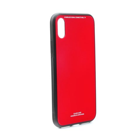 Csomagolás / borító Huawei Mate 20 piros - üveg hátlap Forcell