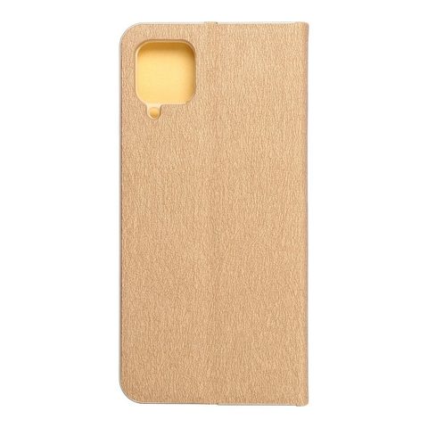 Puzdro / obal pre Samsung Galaxy A12 zlatý - Luna Book