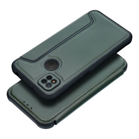 tok / borító Xiaomi Redmi 9C / 9C NFC sötétzöld - könyv RAZOR Book