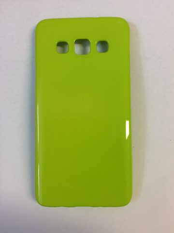 Obal / kryt na Samsung Galaxy A3 zelený - Jelly Case Flash