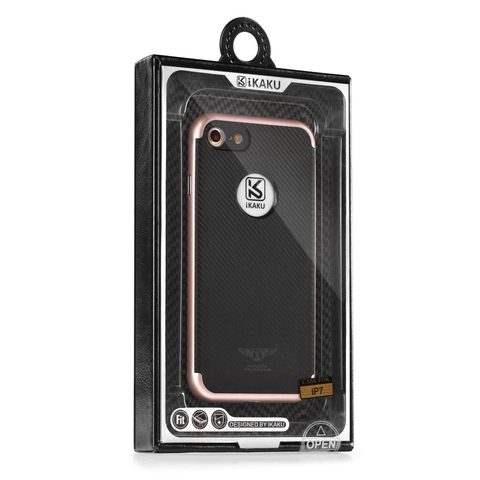 Obal / kryt na Apple iPhone 7 / 8 / SE ružové - Kaku Silk DH