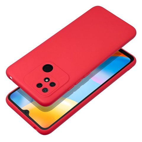 Obal / kryt na  Xiaomi Redmi 10C červený - SOFT Case