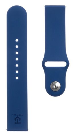 Silikonový řemínek na hodinky 22mm, modrý - tactical 614 Clasic