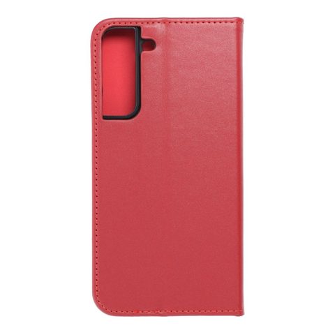 Obal / kryt na Samsung Galaxy S22 Plus Leather Forcell case SMART PRO červený