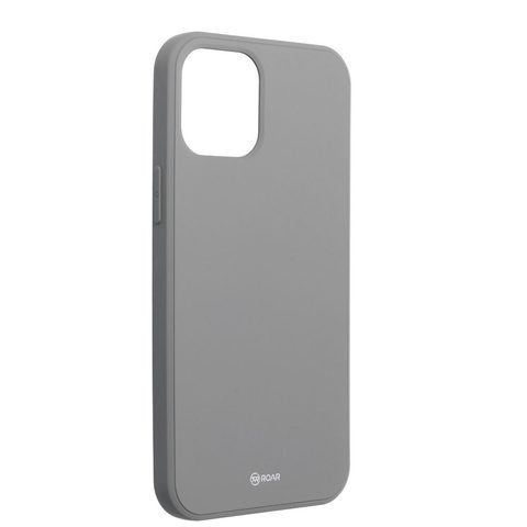 Obal / kryt na Apple iPhone 12 Pro Max šedé - Roar Colorful Jelly Case