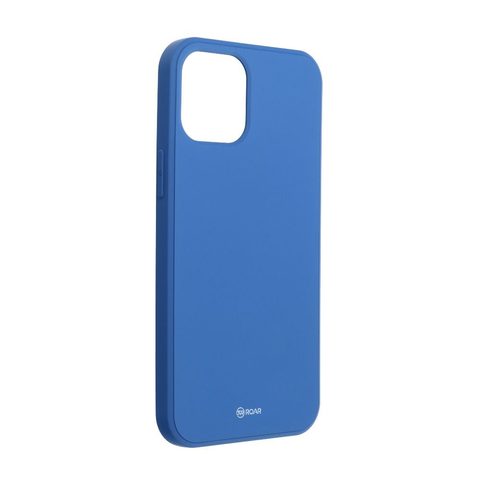 Obal / kryt na Apple iPhone 12 Pro Max modrý - Roar Colorful Jelly Case
