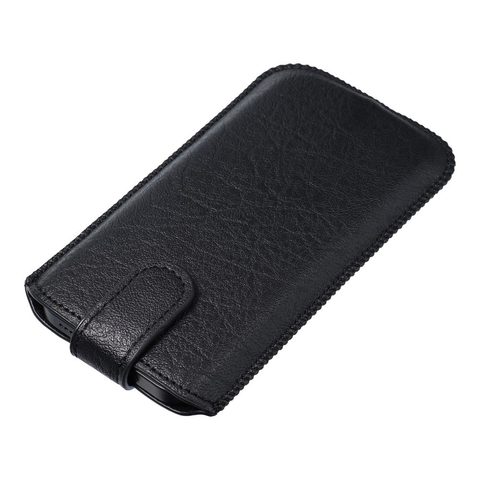 Puzdro / obal pre Samsung Galaxy Note 2 / Note 3 čierne - zaťahovacie Forcell Slim