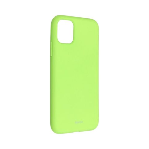 Obal / kryt pre Apple iPhone 11 lime - Roar Colorful Jelly Case