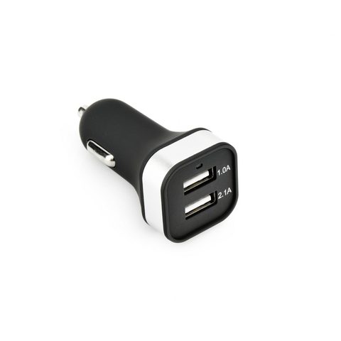 Autótöltő 3,1A (2 x USB) fekete