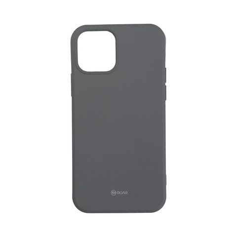 Obal / kryt na Apple iPhone 12 Pro Max šedé - Roar Colorful Jelly Case