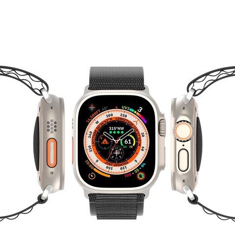 Řemínek nylonový pro Apple Watch 42/44/45/49mm černá - DUX DUCIS