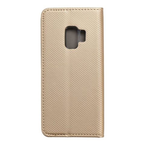 Puzdro / obal pre Samsung Galaxy S9 zlaté - kniha SMART