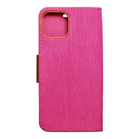 Puzdro / obal pre Apple iPhone 13 pink - kniha CANVAS book