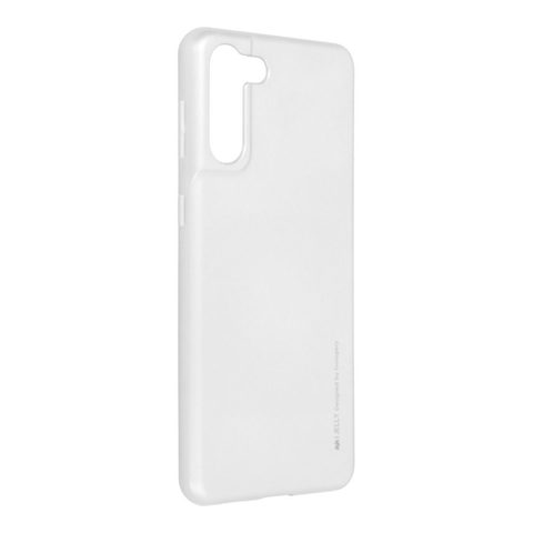 Obal / kryt na Samsung Galaxy S21 Plus stříbrný - i-Jelly Case Mercury