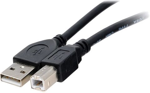 Kábel tlačiarne PremiumCord USB 2.0 A-B 5 m - čierny