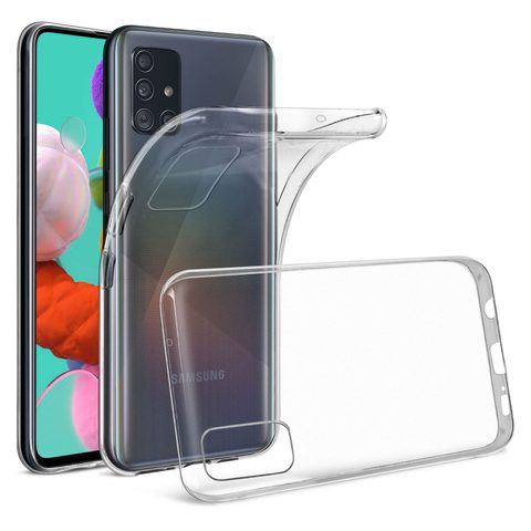 Obal / kryt na Samsung Galaxy A51 transparent - CLEAR Case 2mm BOX