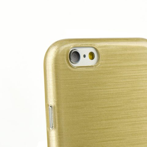 Obal / kryt pre Nokia 640 XL Lumia zlatý - Jelly Case Brush