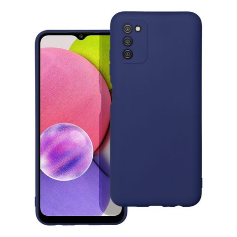 Obal / kryt na Samsung Galaxy A03s tmavě modrý - Forcell SOFT