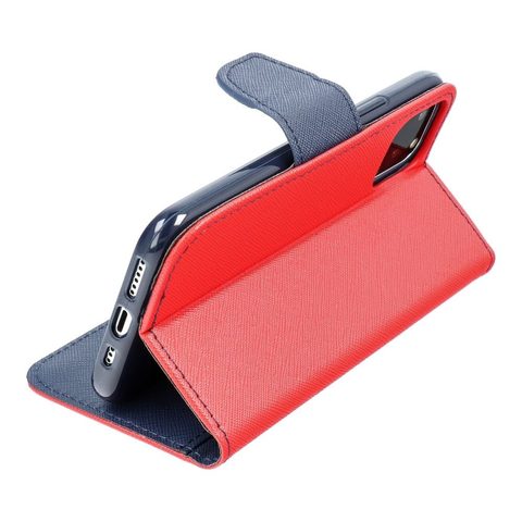 Puzdro / obal pre Samsung A52 5G / A52 LTE / A52S červený a modrý - Fancy Book