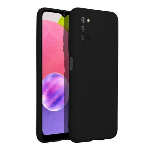 Obal / kryt pre Samsung Galaxy A03s čierny - Forcell Silicone Lite