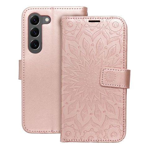 Pouzdro / obal na Samsung Galaxy S23 růžové - knížkové Forcell Mezzo