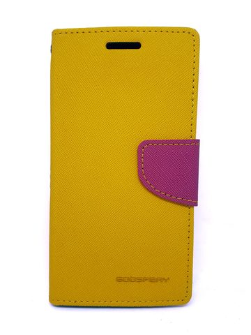 tok / borító Samsung Galaxy S4 sárga - könyv Fancy Diary