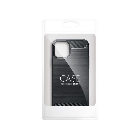 Obal / kryt pre Apple iPhone SE 2020 čierne - Forcell CARBON