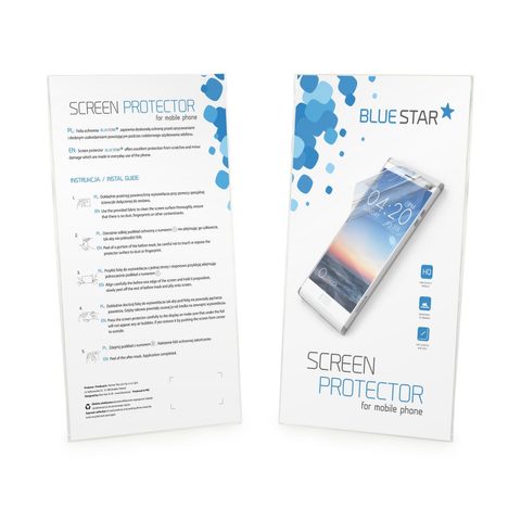 Védő LCD kék csillag Huawei P8 Lite polikarbon