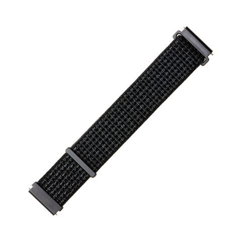 Nylonový řemínek FIXED Mesh Strap s Quick Relase 22 mm pro smartwatch, reflexně černý