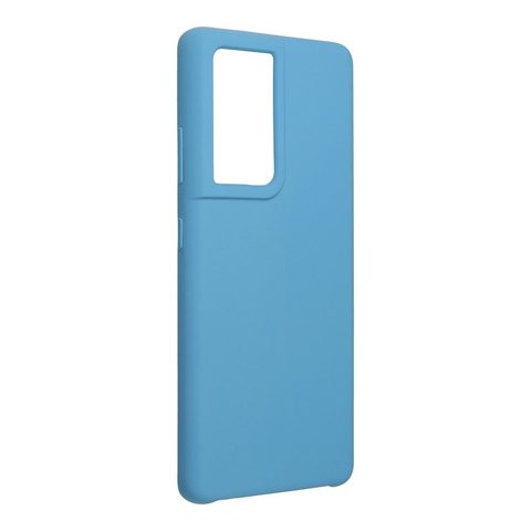 Obal / kryt pre Samsung Galaxy S21 Ultra modrý - Forcell Silicone