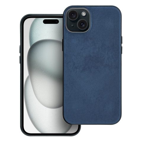 Obal / kryt na Apple iPhone 15 Plus modré - Woven Mag Cover