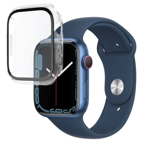 Ochranné pouzdro s temperovaným sklem pro Apple Watch 41mm transparentní - FIXED Pure