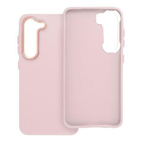 Obal / kryt na Samsung Galaxy S22 ružový - FRAME Case