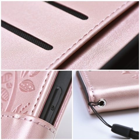 tok / borító Samsung Galaxy S22 Plus rózsaszín - könyv Forcell MEZZO