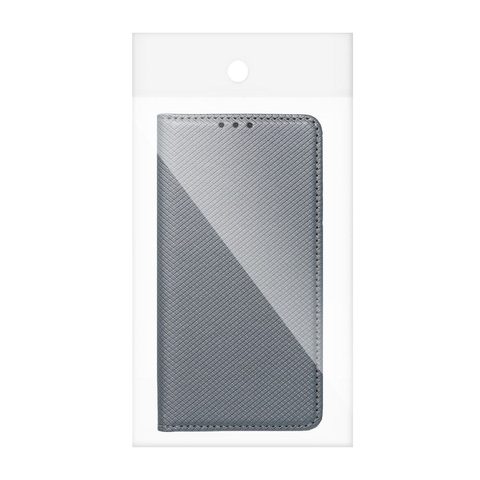 Pouzdro / obal na Samsung Galaxy J7 2016 šedé - knížkové SMART