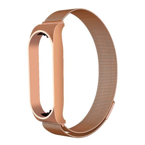 Kovový řemínek METAL pro Xiaomi MI Band 5 / 6 - bronzový