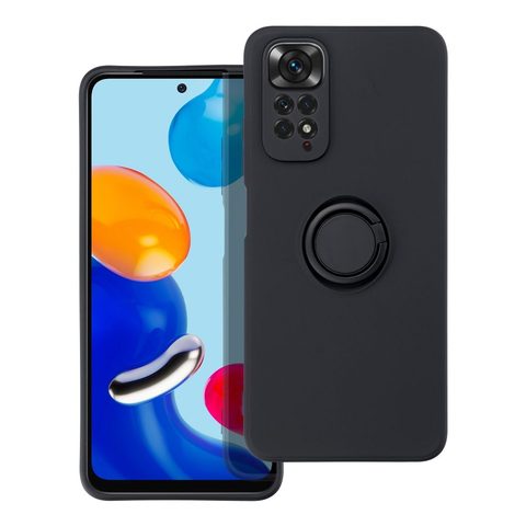Obal / kryt pre Xiaomi Redmi NOTE 11 Pro / 11 Pro Plus čierny - Forcelll Silicone Ring