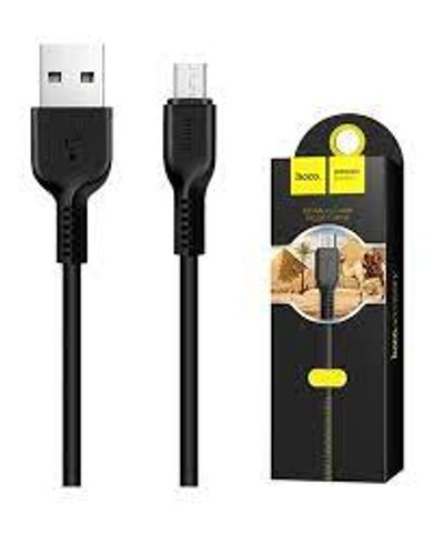 Adat / töltő Micro-USB kábel 1m fekete - HOCO X20